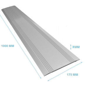 Reemplazo del umbral 3 x175x1000 mm, de aluminio Reemplazo del umbral 3 x175x1000 mm, de aluminio