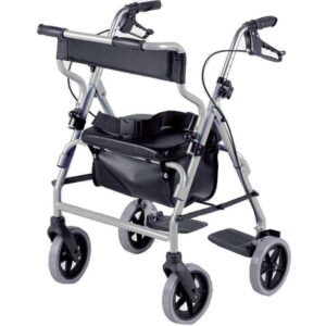 2 In 1 Rollator and transfer chair