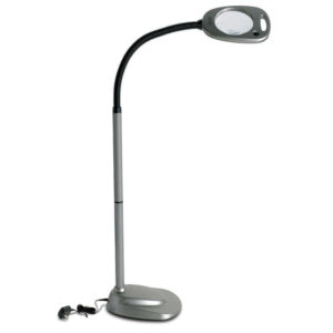 Leselicht mit Lupe und LED-Beleuchtung - Stehend