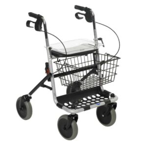 Rollator 4-wheels with tray (adjustable)