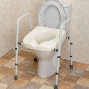 Toilet seat+ frame (width adjustable)