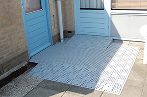 Rampe modulaire - plate avec coins