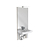 Closomat shower toilet with hairdryer and extra large seat - Hanging